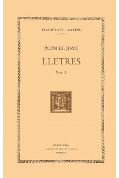 Lletres, vol. I: llibres I-IV