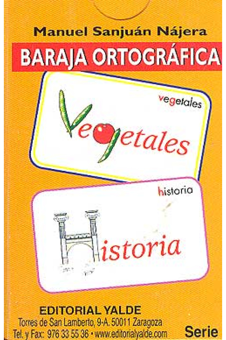 Baraja ortográfica Serie 3