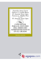 Conceptos para el estudio del derecho administrativo II en el grado