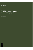 Aristotelis Opera, Band 2