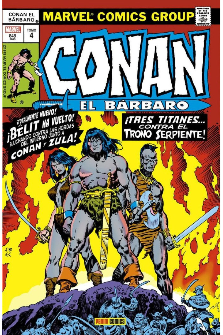 CONAN BARBARO 04 ETAPA MARVEL ORIGINAL