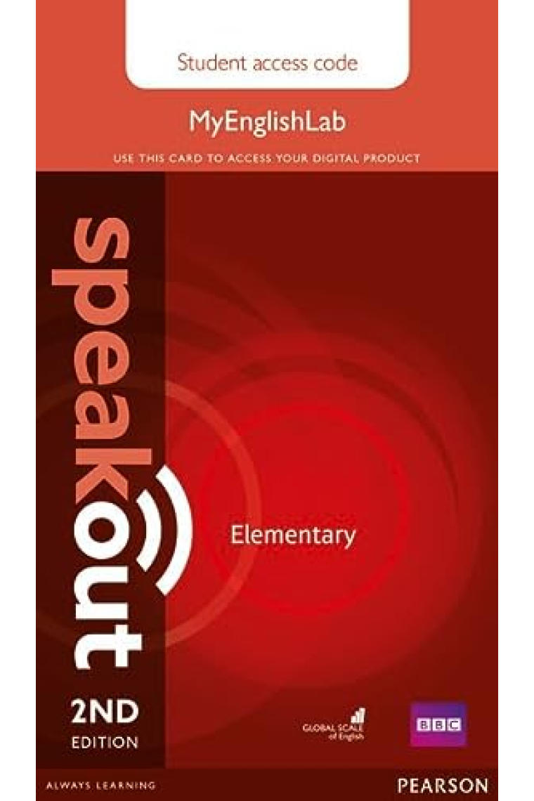 SPEAKOUT ELEMENTARY 2ND EDITION MYENGLISHLAB STUDENT ACCESS