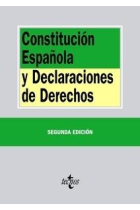 Constitución española y declaraciones de derechos