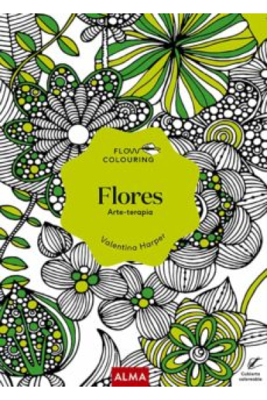 Flores. Arte-terapia (Flow Colouring)