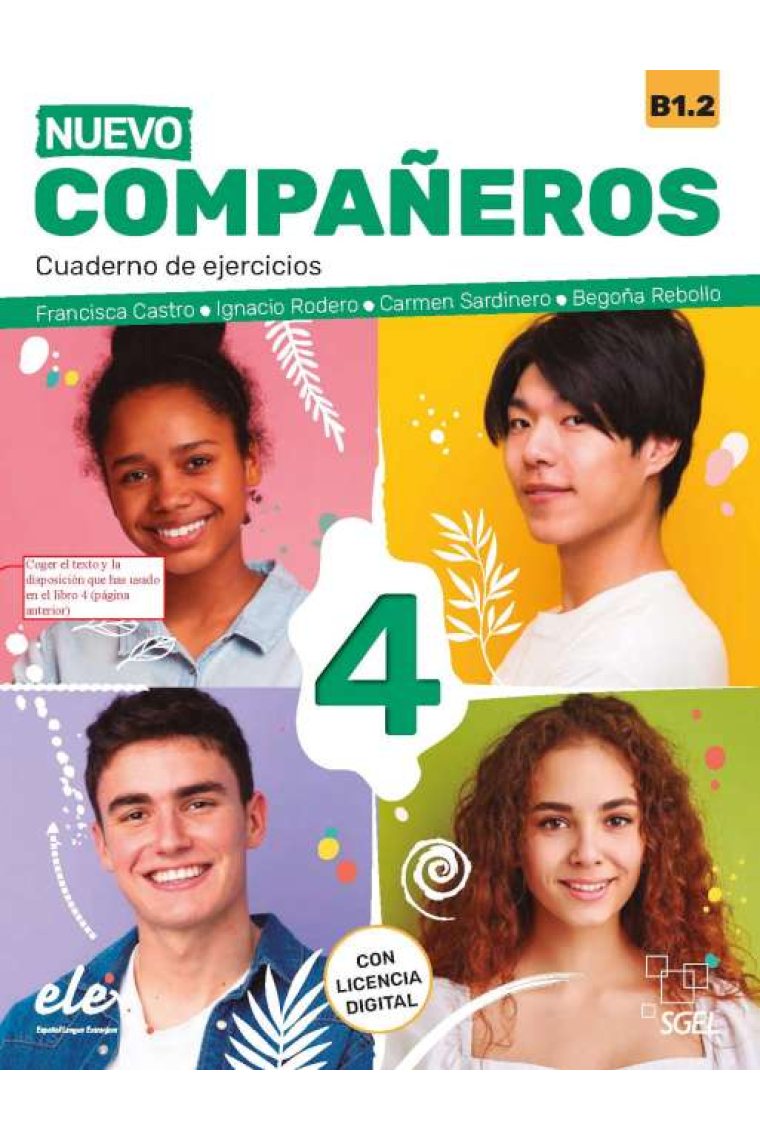 Nuevo Compañeros 4. Cuaderno de ejercicios