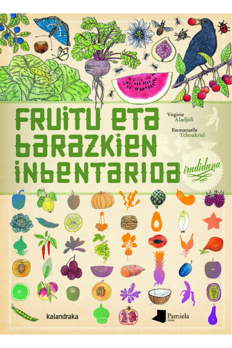 Fruitu eta barazkien inbentarioa irudiduna