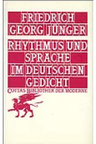 Rhythmus und Sprache im deutschen Gedicht