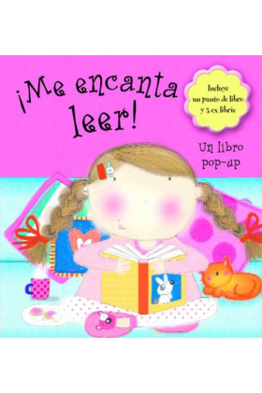 ¡Me encanta leer! (incluye 3 ex libris y un punto de libro)