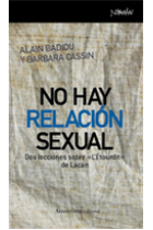 No hay relación sexual: dos lecciones sobre L'Étourdit de Lacan