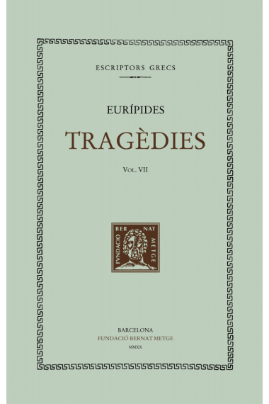 Tragèdies, vol. VII: Hèlena. Ió