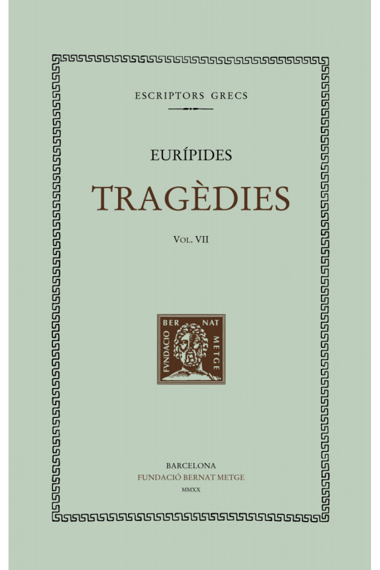 Tragèdies, vol. VII: Hèlena. Ió