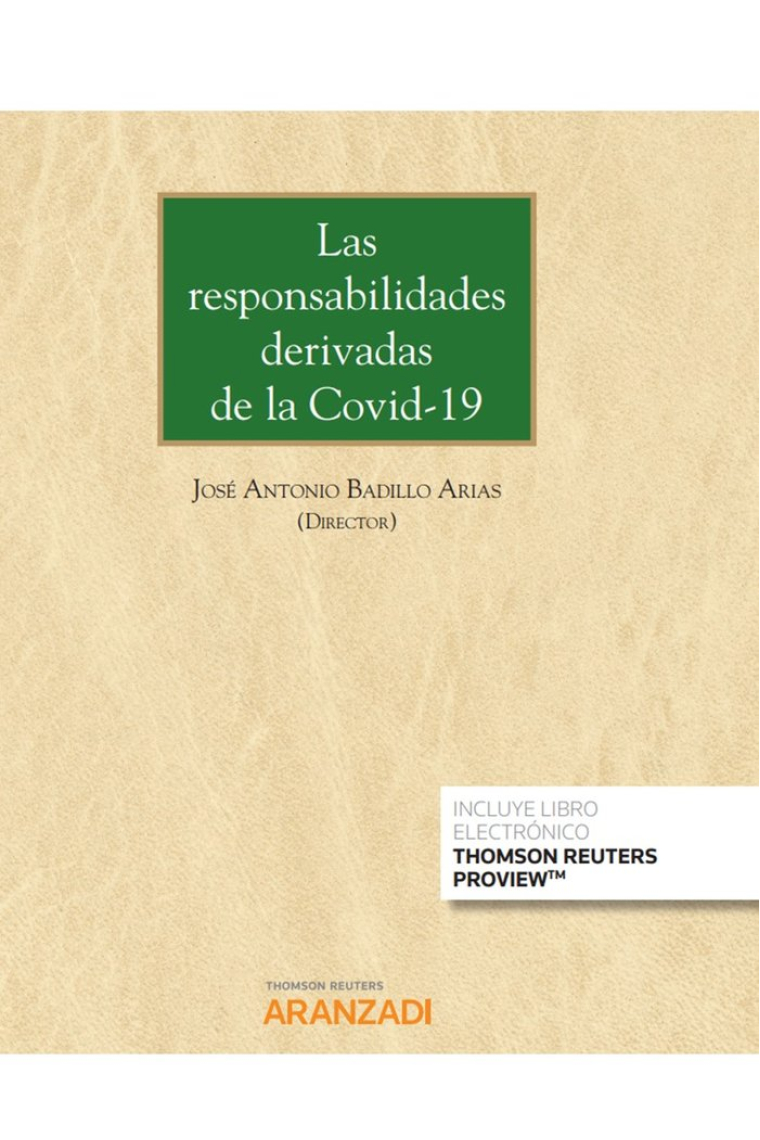 Las responsabilidades derivadas de la Covid-19 (Papel + e-book)