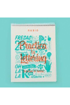 CUADERNO BOCETOS PRACTICA LETTERING