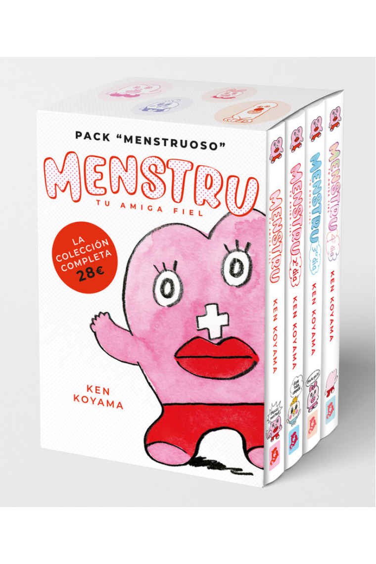 Pack menstruoso: Menstru tu amiga fiel vol 1-4