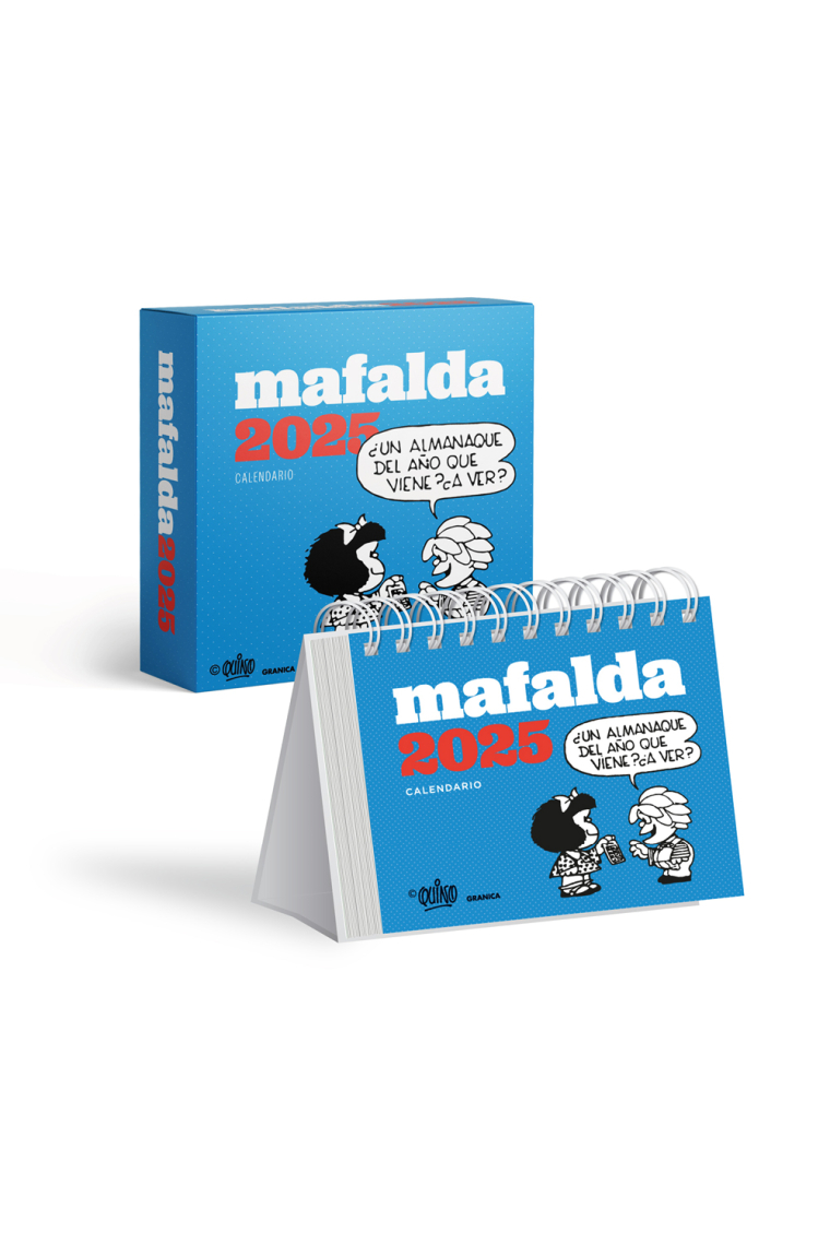 Calendario Mafalda 2025 (Taco Azul con caja)