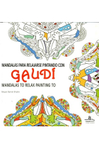 Relajarse con mandalas para colorear Gaudi  Barcelona