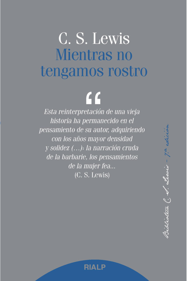 Mientras no tengamos rostro