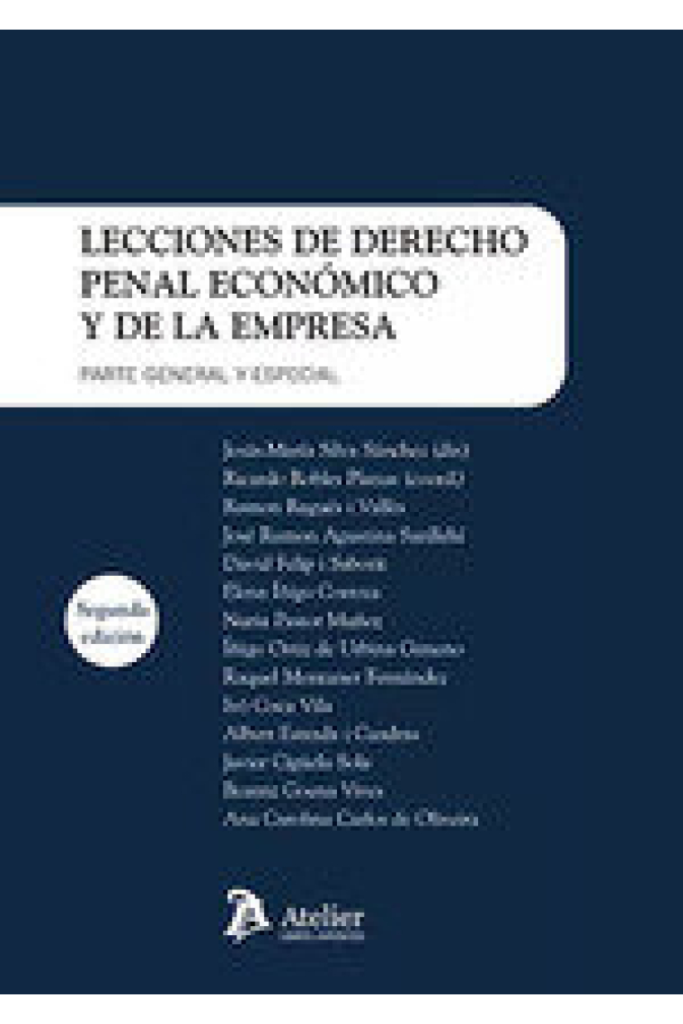 LECCIONES DE DERECHO PENAL ECONOMICO Y DE LA EMPRESA 2ª EDI