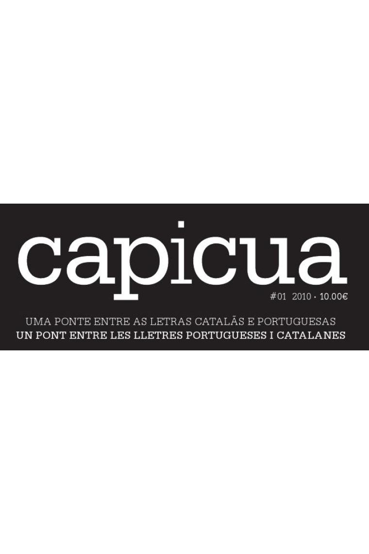 Revista Capicua #02 2010  Uma ponte entre as letras catalâs e portuguesas (portugués/català)