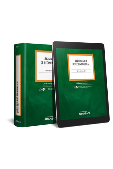 Legislación de Régimen Local (Papel y  e-book) (22ª edición)