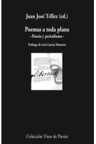 Poemas a toda plana -Poesía y periodismo-