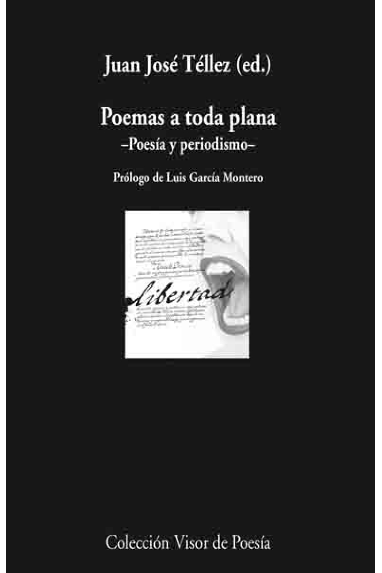 Poemas a toda plana -Poesía y periodismo-