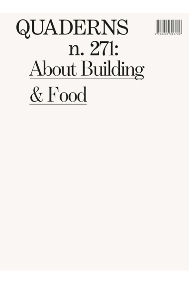 Quaderns n. 271: About Building & Food