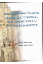 Nuevas perspectivas en linguística cognitiva/ New perspectives in cognitive linguistics