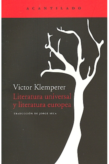 Literatura universal y literatura europea