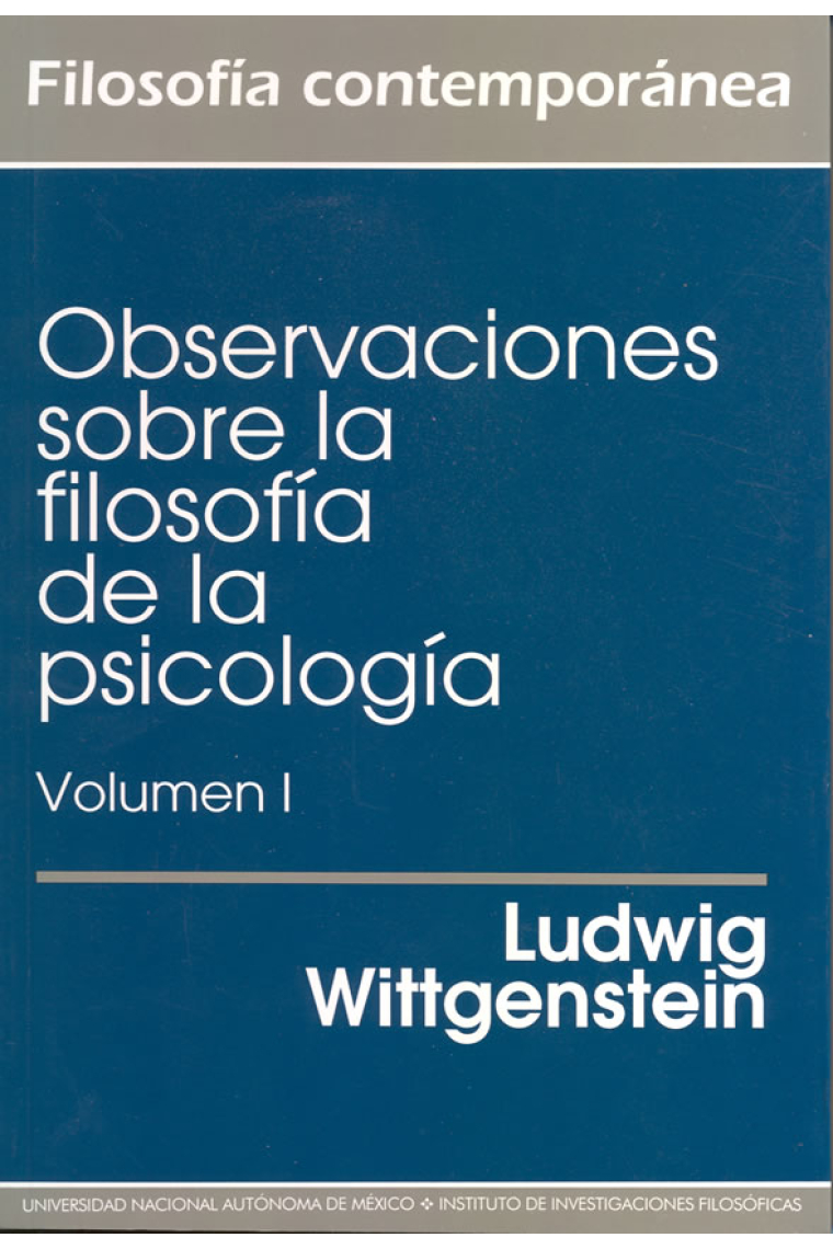 Observaciones sobre la filosofía de la psicología, tomo 2