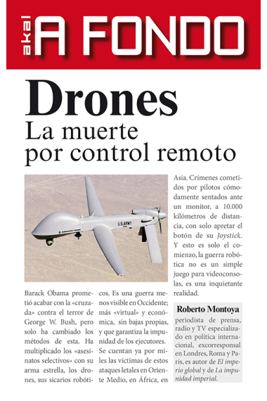 Drones. La muerte por control remoto