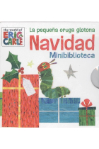 La pequeña oruga glotona Navidad minibiblioteca