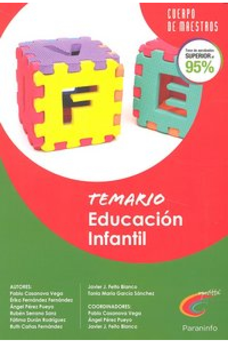 Temario Educación Infantil. Oposiciones. Cuerpo de maestros