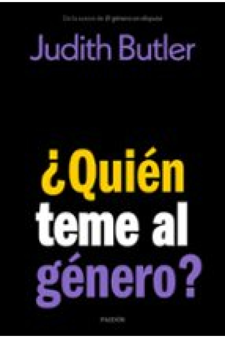 ¿Quién teme al género?