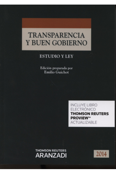 Transparencia y Buen Gobierno (incluye libro electrónico actualizable)