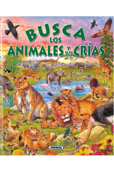 Busca los animales y sus crías