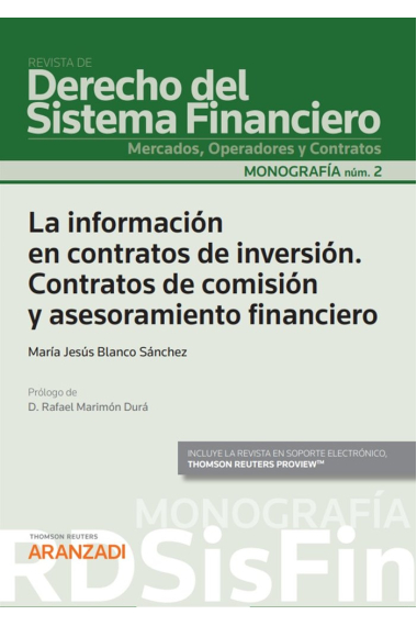 LA INFORMACION EN CONTRATOS DE INVERSION CONTRATOS DE COMIS