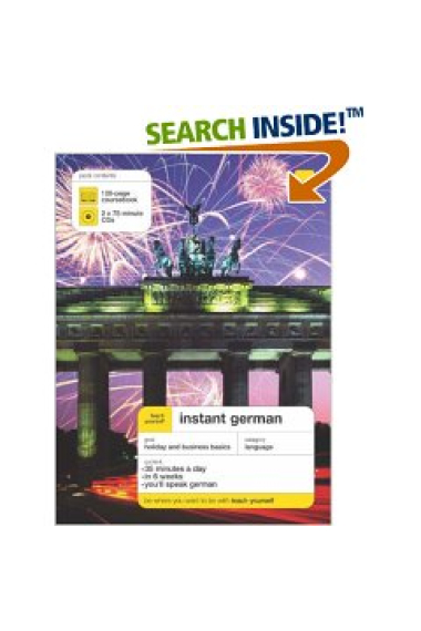 Teach yourself instant German (book+cd)