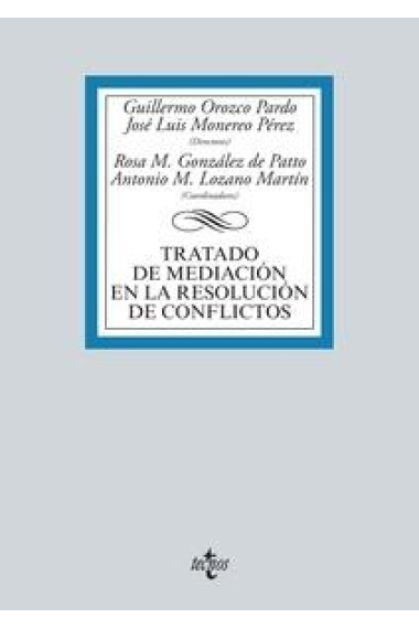 Tratado de mediación en la resolucion de conflictos