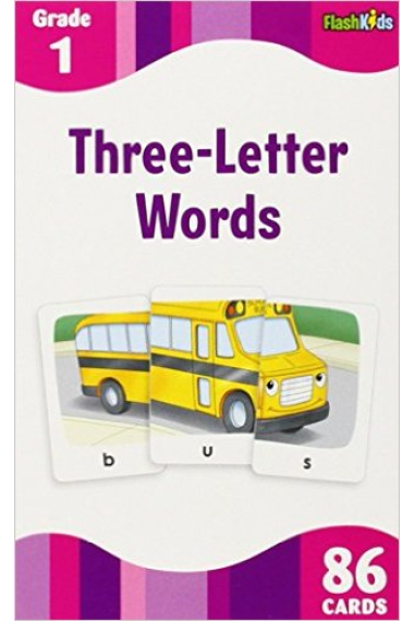 3 Letter Words. Flash Kids Flash Cards