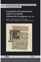 La génesis del humanismo cívico en Castilla: Alfonso de Cartagena (1385-1456). Edición y estudio de textos seleccionados sobre el saber, la diplomacia y los estudios literarios