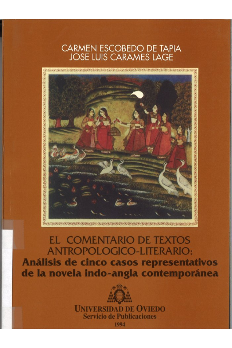 El comentario de textos antropológico-literario: análisis de cinco casos representativos de la novel