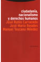 Ciudadanía nacionalismo y derechos humanos