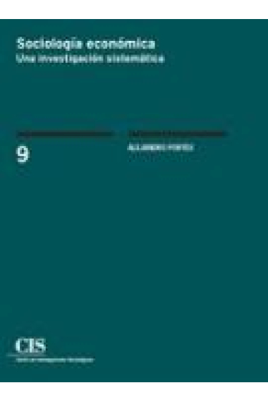 Sociología económica. Una investigación sistemática