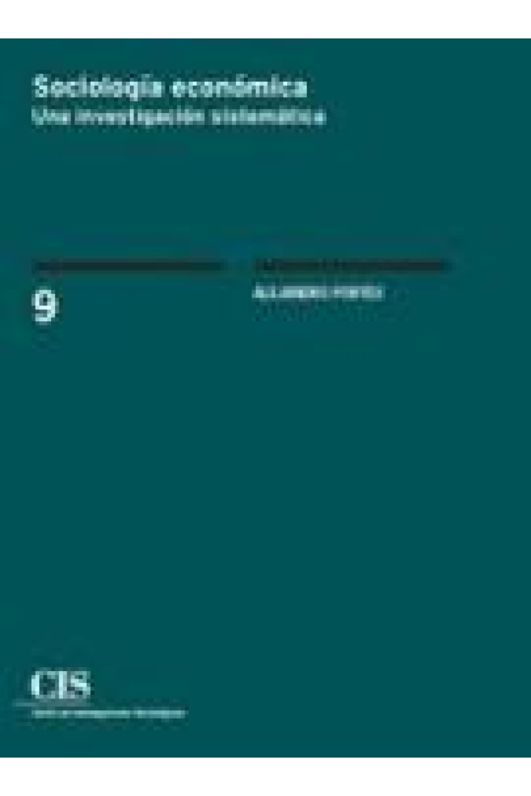 Sociología económica. Una investigación sistemática
