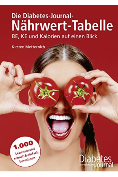 Die Diabetes-Journal-Nährwert-Tabelle: BE, KE und Kalorien auf einen Blick