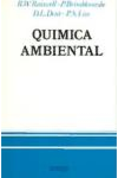 - Química ambiental.