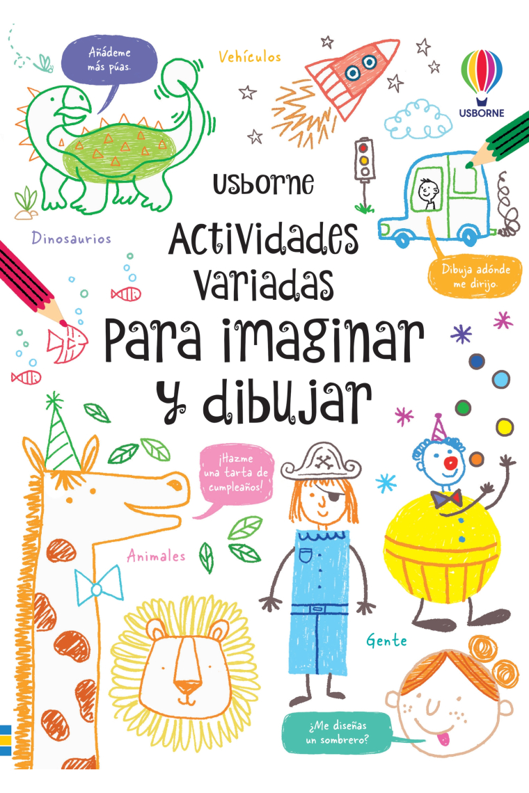 Actividades variadas para imaginar y dibujar