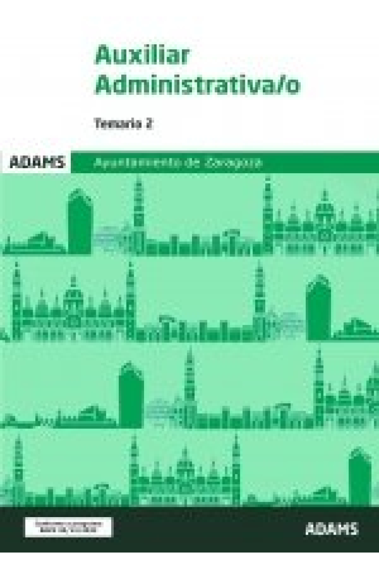 TEMARIO 2 AUXILIARES ADMINISTRATIVOS AYUNTAMIENTO DE ZARAGOZ