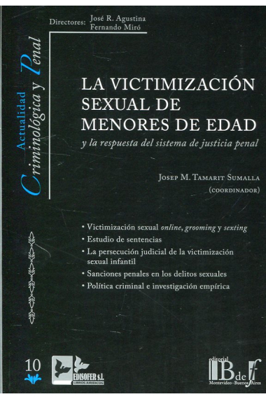 La victimización sexual de menores de edad